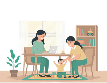 Healthy Nara Mission Illustration
